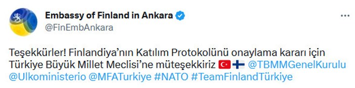Finlandiya’nın NATO üyeliğine onay