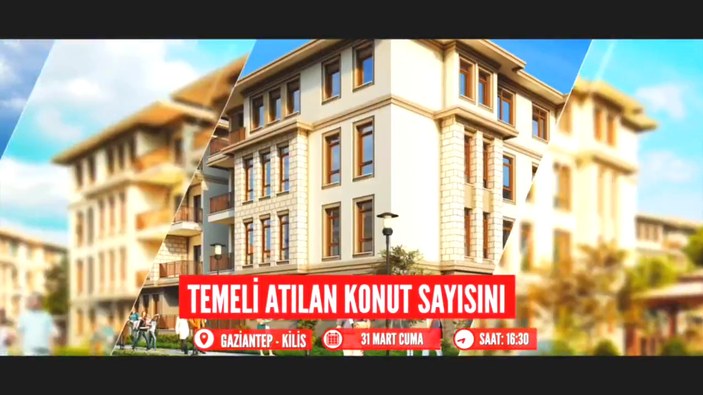 Murat Kurum duyurdu! Bugün Gaziantep ile Kilis'te konut ve köy evinin temelleri atılacak