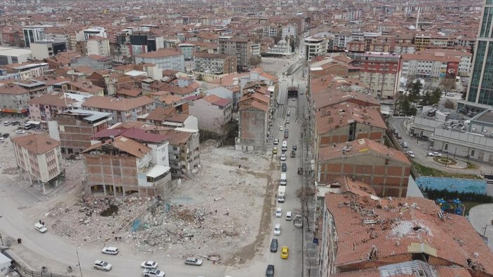 Depremin vurduğu Malatya’daki yıkım bir kez daha görüntülendi