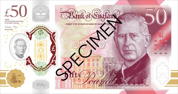 Kral Charles banknotlarında sona yaklaşıldı: 2024'te dolaşıma girecek