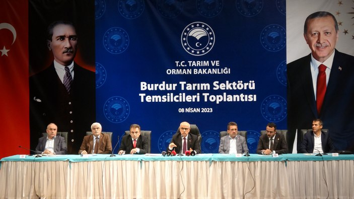 Tarım ve Orman Bakanı Vahit Kirişçi: Burdur’a 20 yılda 11.6 milyar liralık yatırım yaptık