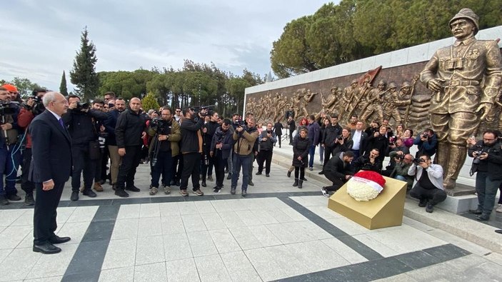 Kemal Kılıçdaroğlu'ndan Çanakkale Şehitler Abidesi’ne ziyaret