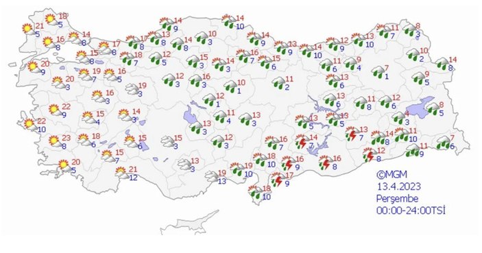 Meteoroloji'den 21 il için uyarı: Yağmur ve gök gürültülü sağanak!