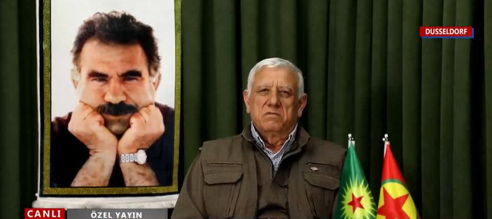 Almanya'da PKK sempatizanları yürüyüş düzenledi! Teröristbaşı, canlı yayında Öcalan'a özgürlük istedi