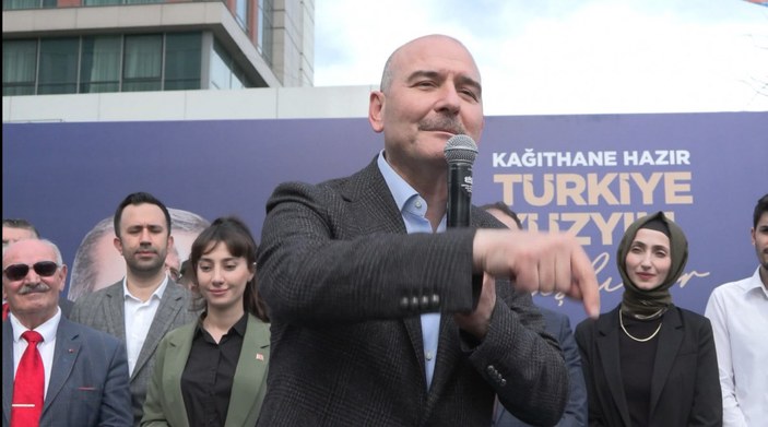 İçişleri Bakanı Soylu AK Parti Kağıthane Seçim Koordinasyon Merkezi'nin açılışını yaptı #3