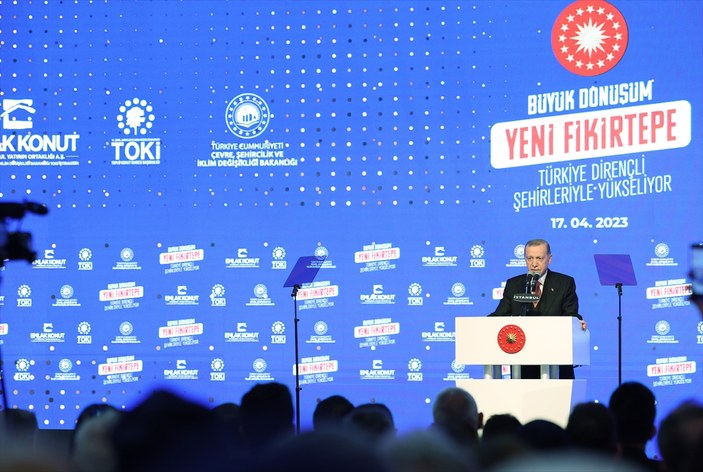 Cumhurbaşkanı Erdoğan Fikirtepe Kentsel Dönüşüm Projesi açılışında konuştu! 3,3 milyon konut dönüştürüldü