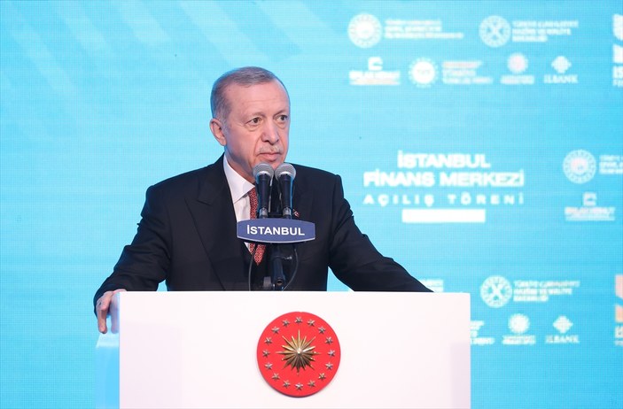 Cumhurbaşkanı Erdoğan, İstanbul Finans Merkezi'nin açılışını yaptı