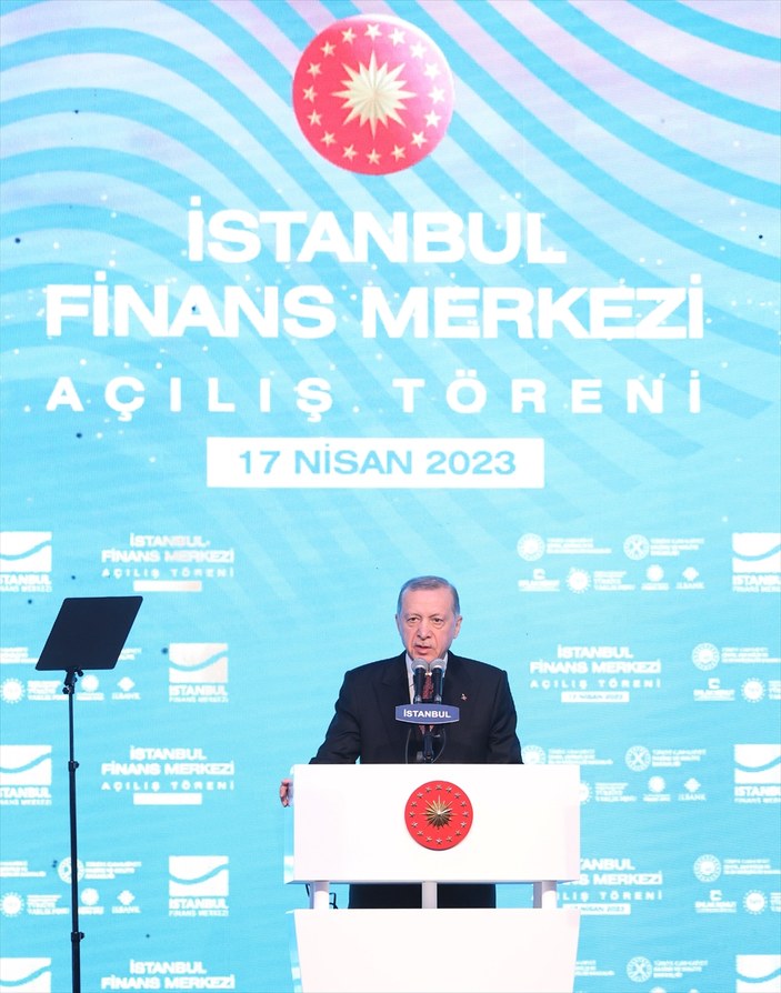 Cumhurbaşkanı Erdoğan, İstanbul Finans Merkezi'nin açılışını yaptı