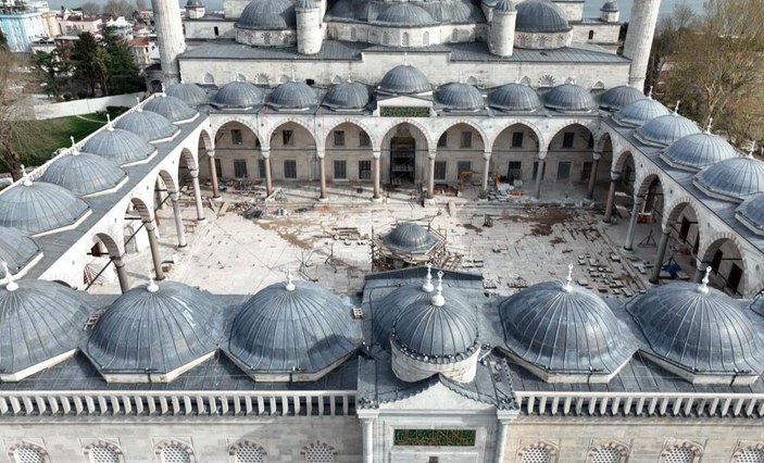 Restorasyonu biten Sultanahmet Camii ibadete açılıyor