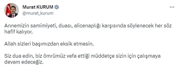 Elazığlı depremzededen Murat Kurum'a: Yaptığınız fedakarlığı birebir yaşadık