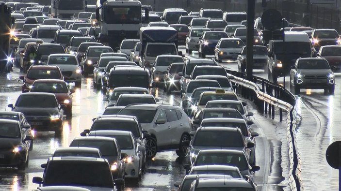 İstanbul trafiğinde bayram yoğunluğu #3