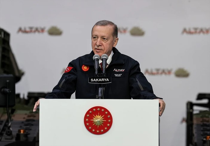 Cumhurbaşkanı Erdoğan 'Yeni Altay' tankını TSK'ya teslim etti
