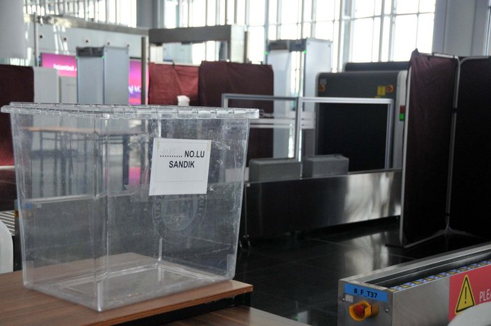 İstanbul Havalimanı'nda seçim sandıkları kuruldu #8
