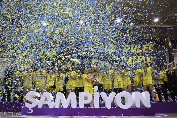 Kadınlar Basketbol Süper Ligi'nin şampiyonu Fenerbahçe