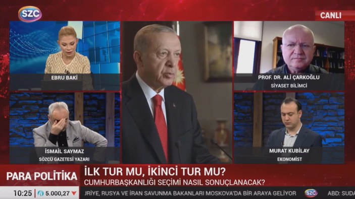 Sözcü TV'de yüzlerin düştüğü anlar: AK Parti çöküş içinde değil