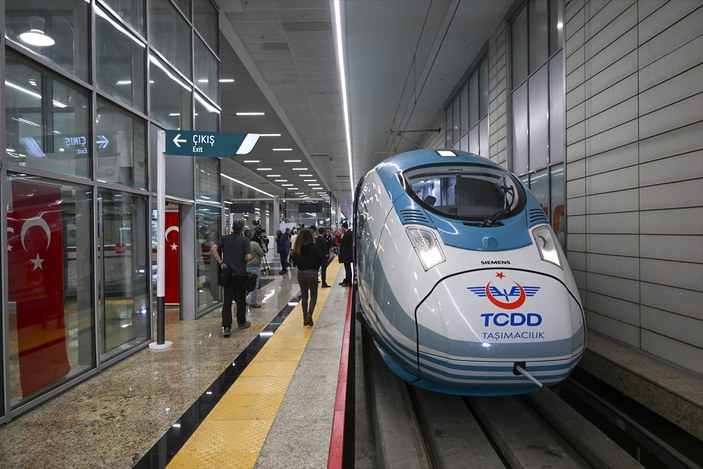 Ankara-Sivas Yüksek Hızlı Tren Hattı bugün açıldı