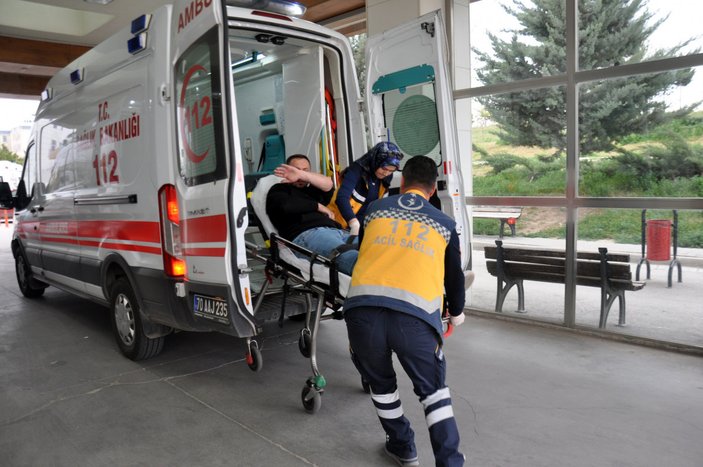 Karaman'da emlakçıya silahlı saldırı: 2 yaralı #4