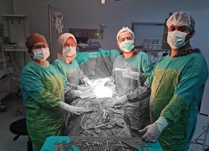 In Van, 13 fibroids weighing 5 kilograms were removed without removing the woman's uterus.