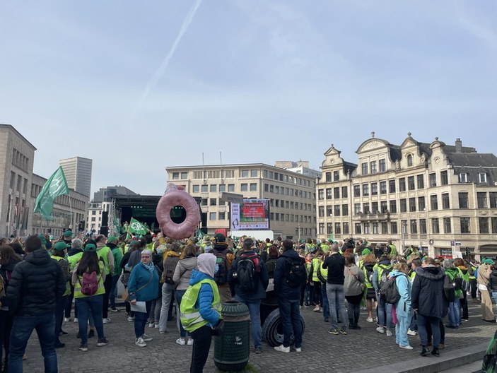 Teachers' strike in Belgium: They protested the education system