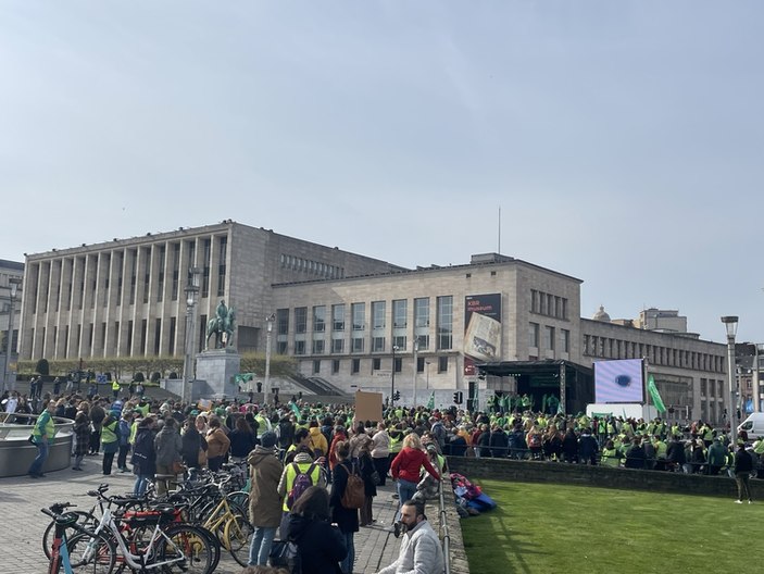 Teachers' strike in Belgium: They protested the education system