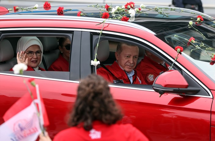 Cumhurbaşkanı Erdoğan TEKNOFEST alanında