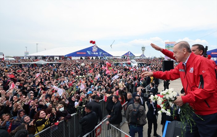 Cumhurbaşkanı Erdoğan TEKNOFEST alanında