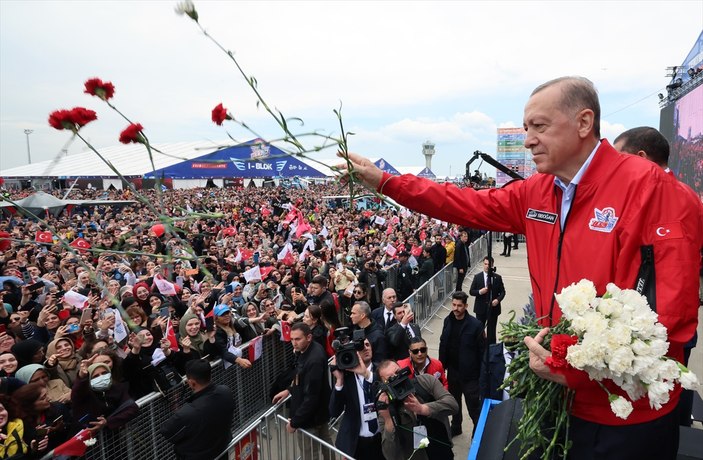 Cumhurbaşkanı Erdoğan TEKNOFEST alanında