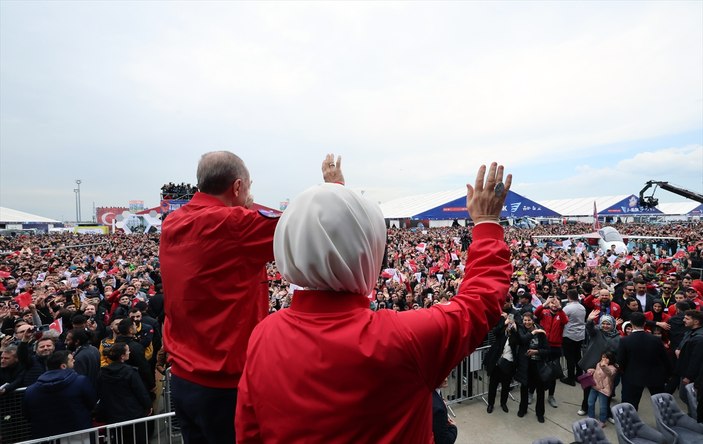 Cumhurbaşkanı Erdoğan TEKNOFEST alanında