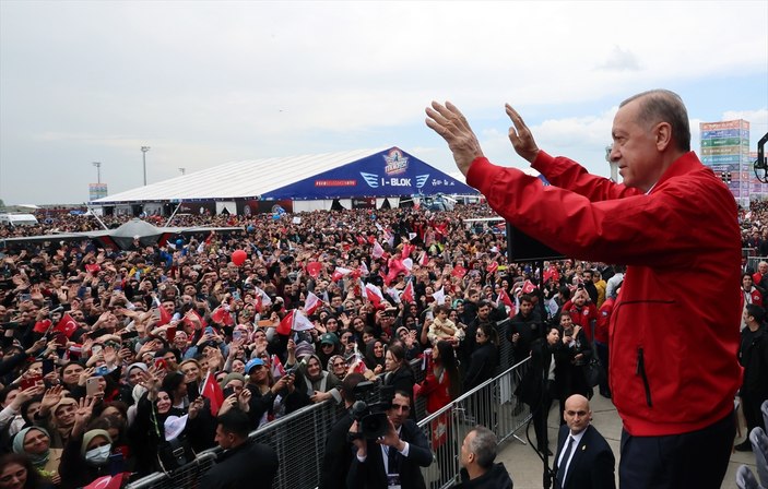 Cumhurbaşkanı Erdoğan TEKNOFEST alanında