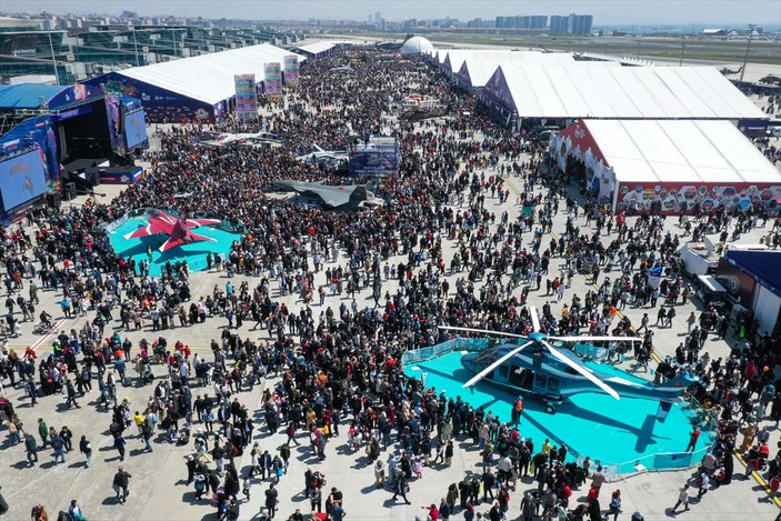 TEKNOFEST, 3 günde 1 milyona yakın ziyaretçiyi ağırladı