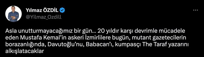 Yılmaz Özdil'den Millet İttifakı'na: Asla unutturamayacağımız bir gün