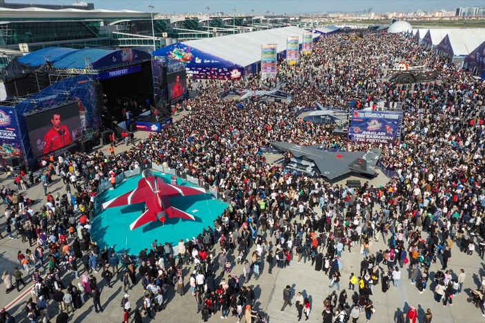 Ayakları yere basmayan festival! TEKNOFEST'in 6'ncısı sona erdi: 2 milyona yakın ziyaretçi geldi
