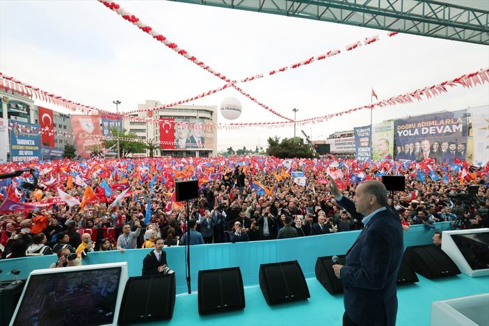 Cumhurbaşkanı Erdoğan'a Samsun'da yoğun ilgi