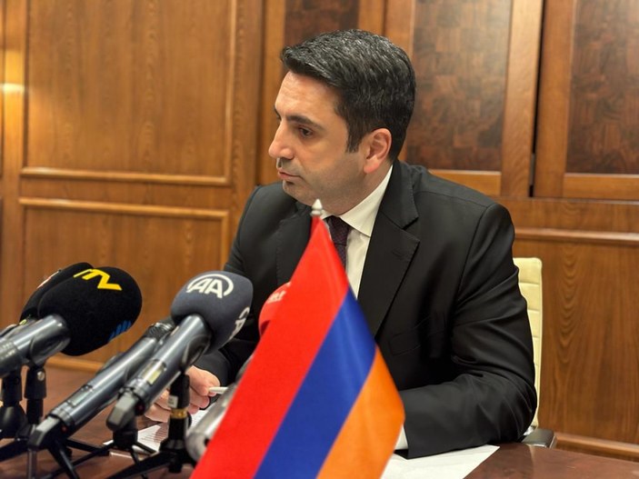 Ermenistan Ulusal Meclis Başkanı Simonyan: Türkiye olmadan barış mümkün değil