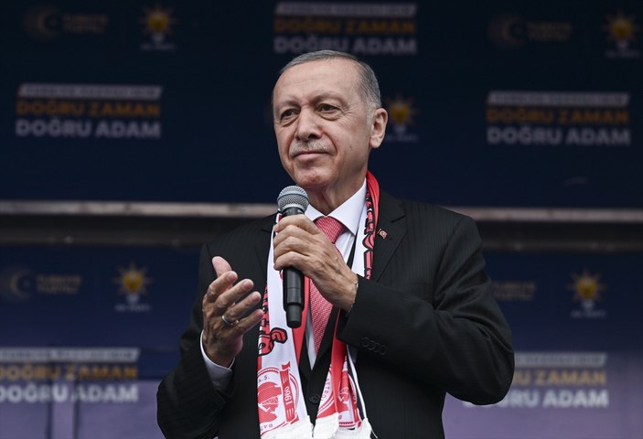 Seçimler için son 4 gün: Cumhurbaşkanı Erdoğan Batman'da konuşuyor