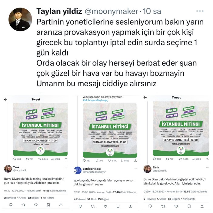 CHPliler, HDPnin stanbul'da miting yapmasn istemedi