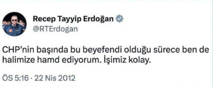 Cumhurbaşkanı Erdoğan’ın 2012 yılında attığı tweet seçim sonrası yeniden dolaşımda