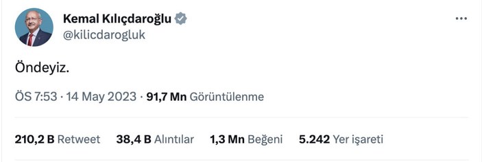 ANKA'nın seçim verileri Kemal Kılıçdaroğlu'nu yalanladı