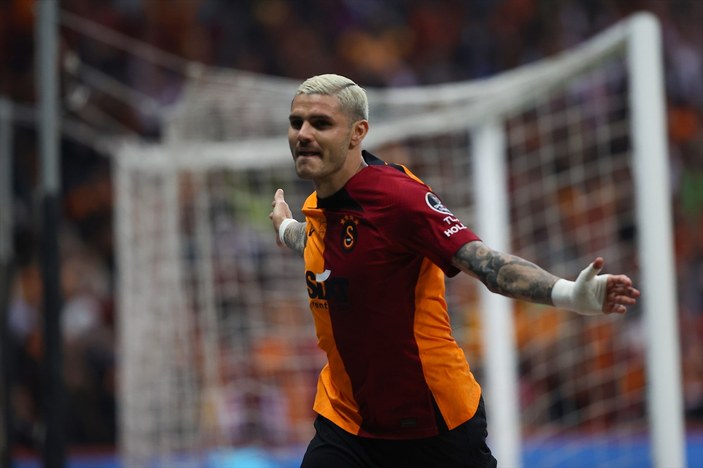 Mauro Icardi, Galatasaray'ın gol yükünü çekiyor