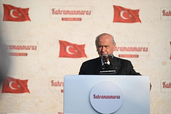 MHP Lideri Devlet Bahçeli Kahramanmaraş'ta: Erdoğan'ı Cumhurbaşkanı yapmak zorundayız