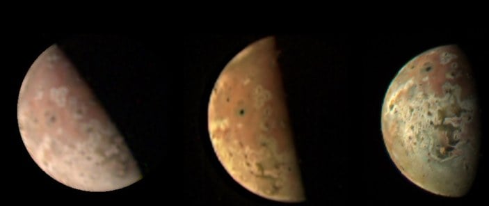 NASA imaged Jupiter's most volcanic moon