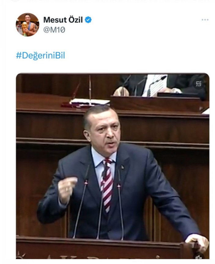 Mesut Özil, Cumhurbaşkanı Erdoğan'a desteğini açıkladı: Birileri rahatsız oldu