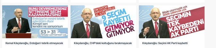 Cumhurbaşkanı Erdoğan kazandı, Kılıçdaroğlu yine koltuk dedi