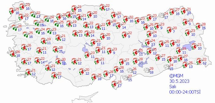 Meteoroloji'den 28 şehir için sarı kod: Valilik Ankaralıları uyardı