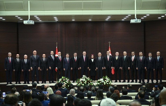 Cumhurbaşkanı Erdoğan yeni kabineyi açıkladı: İşte 67. Hükümet'in bakanları
