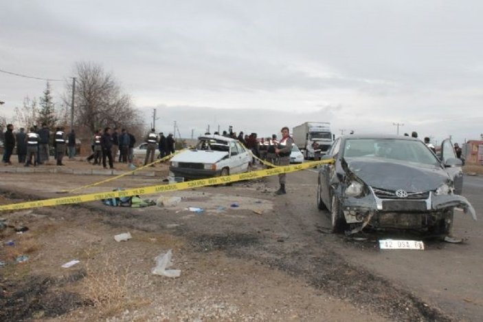 Aksaray’da 3 kişinin öldüğü kaza