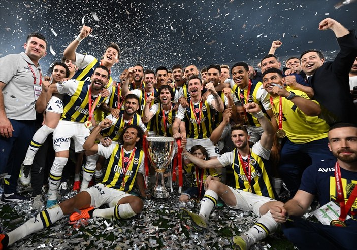 Başakşehir'i yenen Fenerbahçe Türkiye Kupası'nı kazandı