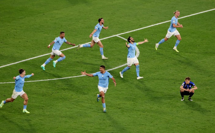 Inter'i yenen Manchester City, Şampiyonlar Ligi'ni kazandı
