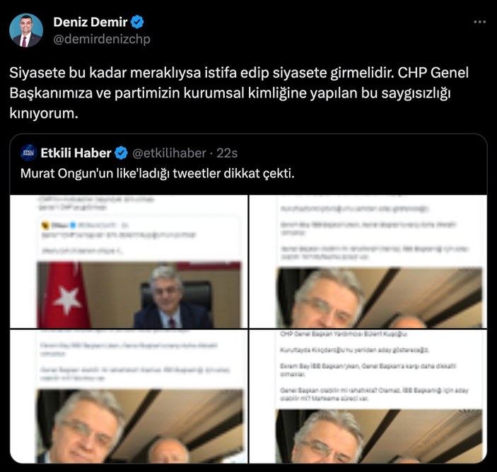 Kılıçdaroğlu'nun basın danışmanı Deniz Demir de, koltuk krizine dahil oldu