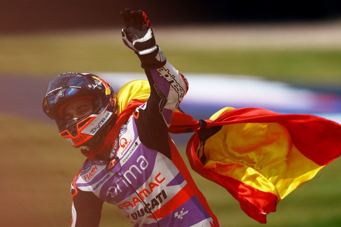 MotoGP'de kazanan Jorge Martin oldu